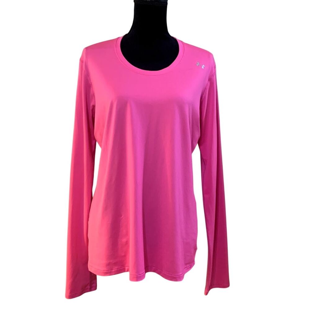 Hot Pink Under Armour Long Sleeve Shirt Size XL